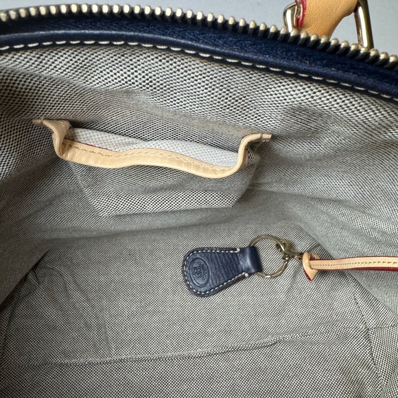 Dooney & Bourke Pebble Leather Pocket Satchel Change Purse & Protective Cover - Picture 6 of 16